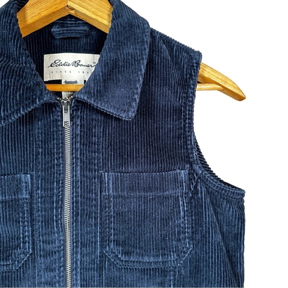 EDDIE BAUER Vintage Corduroy Zip-Up Vest - Picture 3 of 7